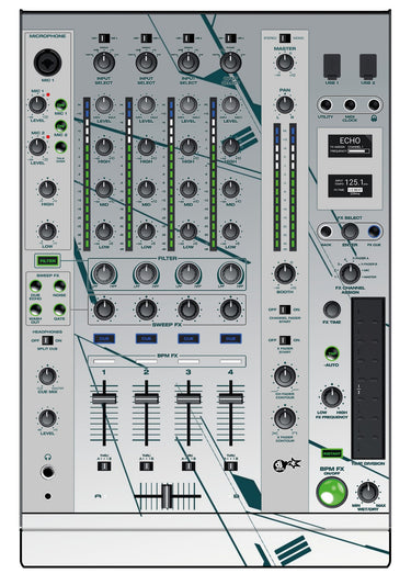 Denon DJ X 1800 Skin Constructor